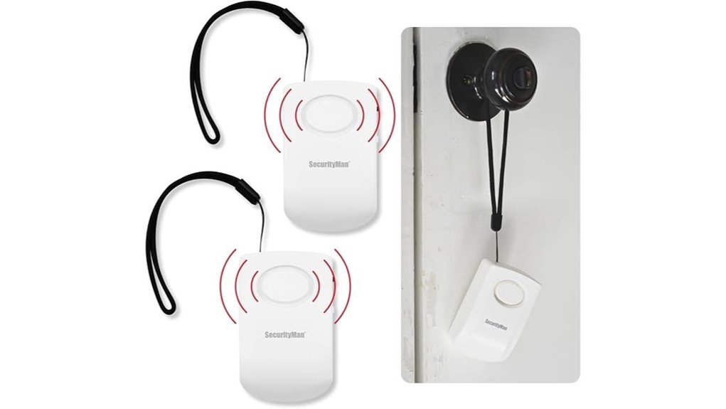 Compact Loud Hotel Room Door Alarms Every Traveler Needs 14 securityman door handle alarm