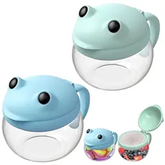 The Top Spillproof Snack Cups Toddlers Love on Flights 11 seleware toddler no spill bpa free