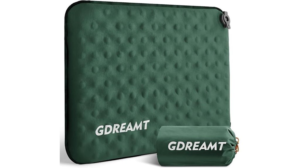 Best Seat Cushions for Economy Flights (Compact Support) 3 self inflating memory foam cushion