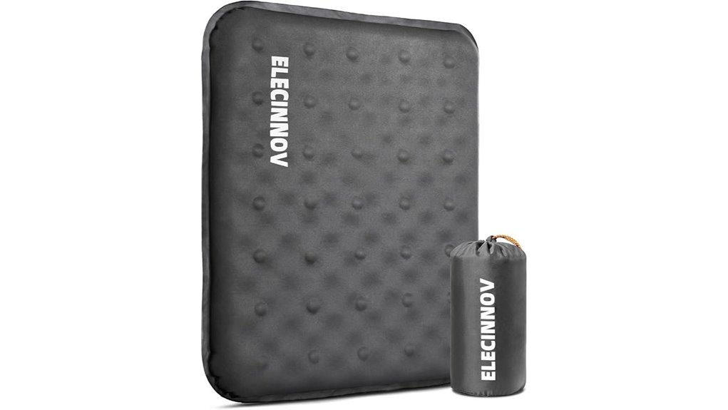 self inflating memory foam cushion