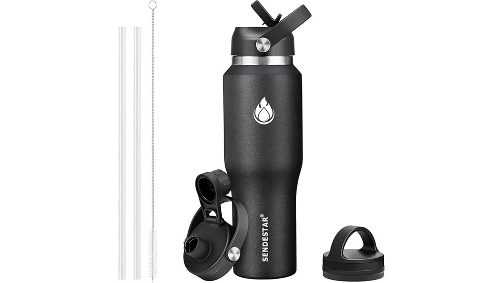Best Water Bottles for Travel That Fit Car Cup Holders 15 sendestar 40oz 48 hr insulated