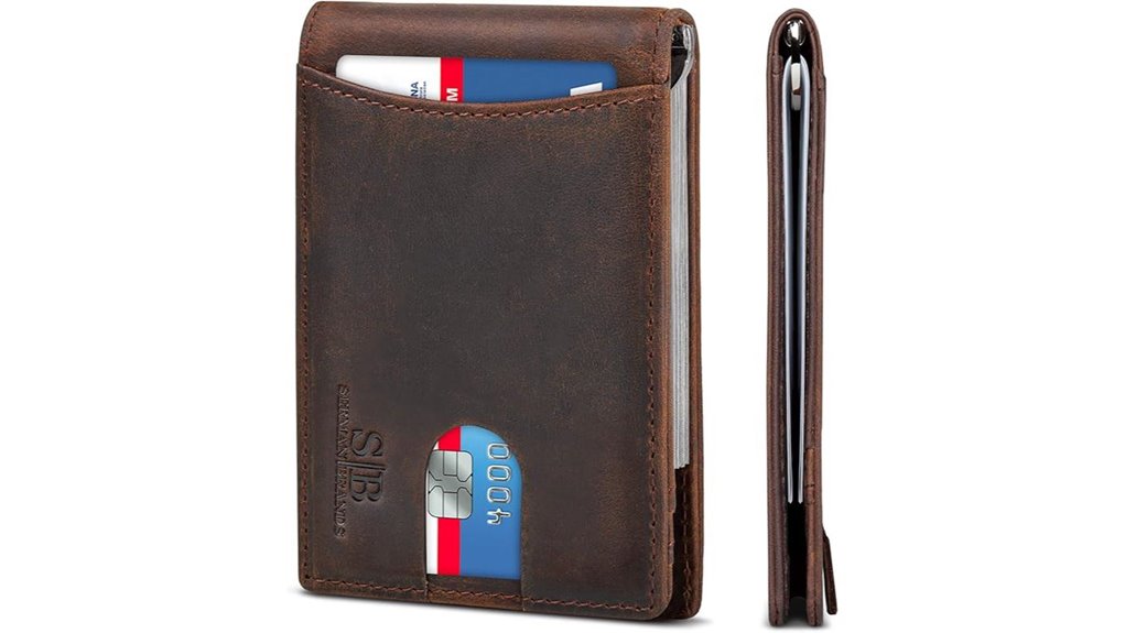 Slim, Secure Money Clip Wallets That Travelers Love 7 serman rfid leather bifold