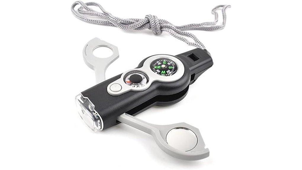 Bursting Alerts: Must‑Have Whistle + Compass Combos for Hikers 5 seven in 1 multi function compass tool