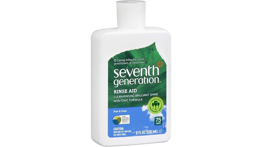 Top Dishwasher Rinse Aid Bottles That Save Every Drop 9 seventh generation free 8oz