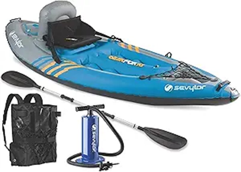 sevylor quickpak k1 kayak