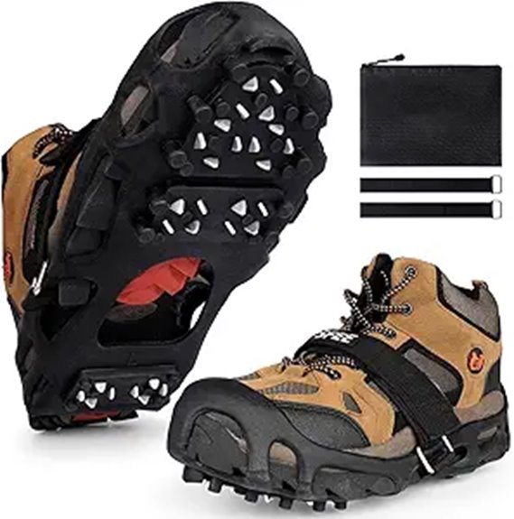 Best Traction-Friendly Winter Boots for Travel Lightweight 6 sfee ultra grip 28 crampons