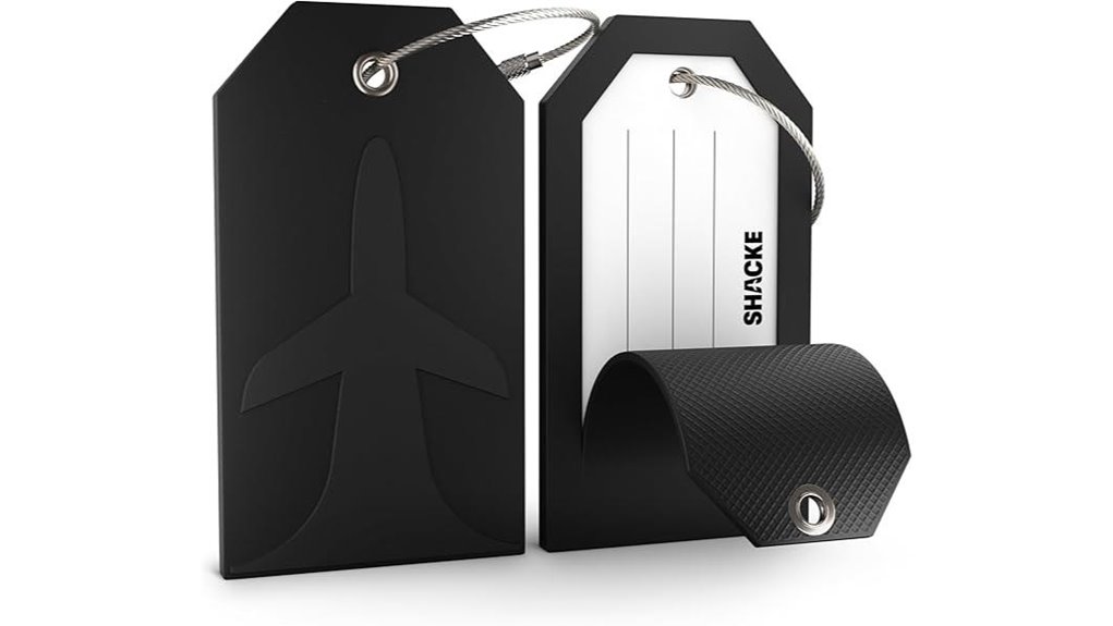 Best Luggage Tag Covers With Privacy Flaps That Stay Shut 3 shacke large privacy tags