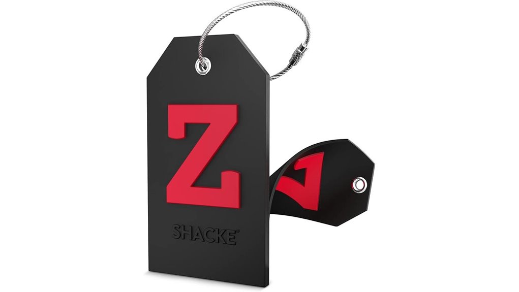 shacke luggage tag initial