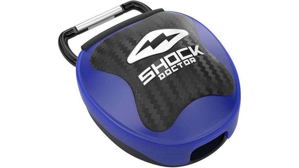 Vented, Crush‑Resistant Mouthguard Cases for Traveling 2 shockdoctor ventilated mouth guard