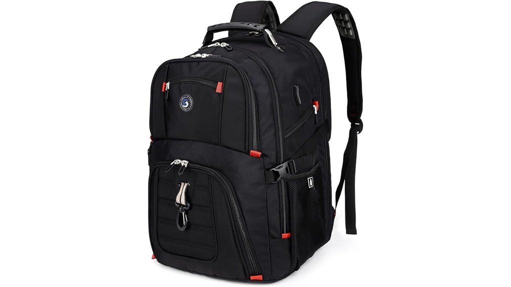 Airport-Friendly Travel Backpacks with Laptop Compartments 15 shrradoo 50l usb backpack
