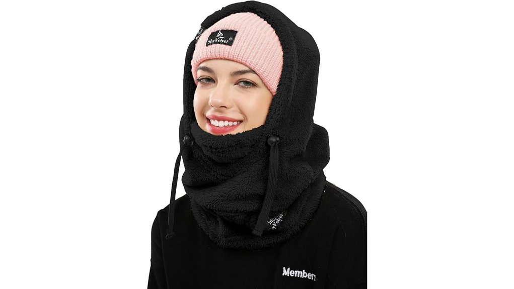 shy velvet windproof balaclava