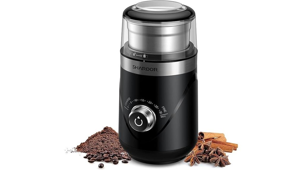 Coffee Grinder (Compact) That Delivers Fresh Espresso 11 silent rotary electric grinder