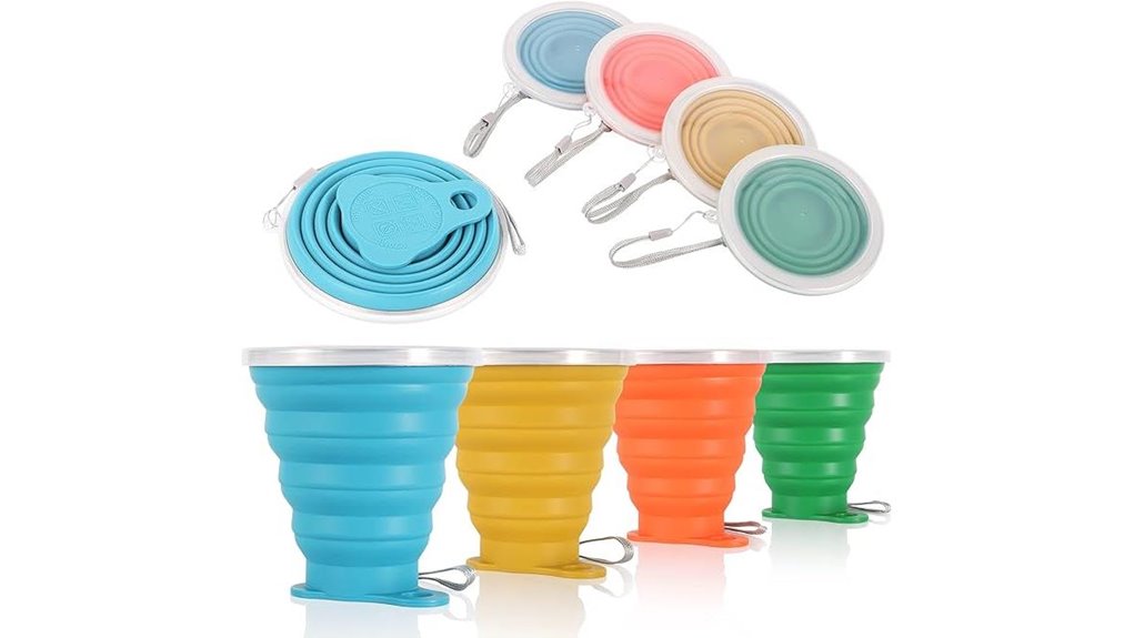 silicone collapsible travel cup