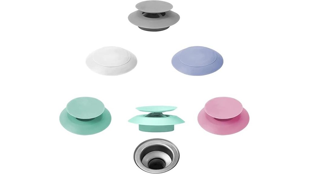 silicone drain stopper set
