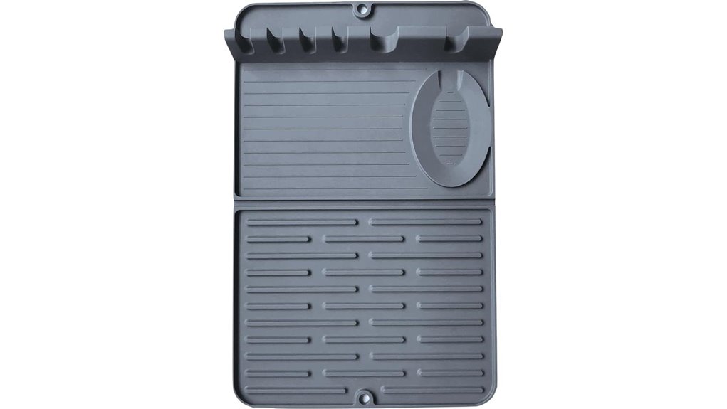 silicone foldable dish mat bag