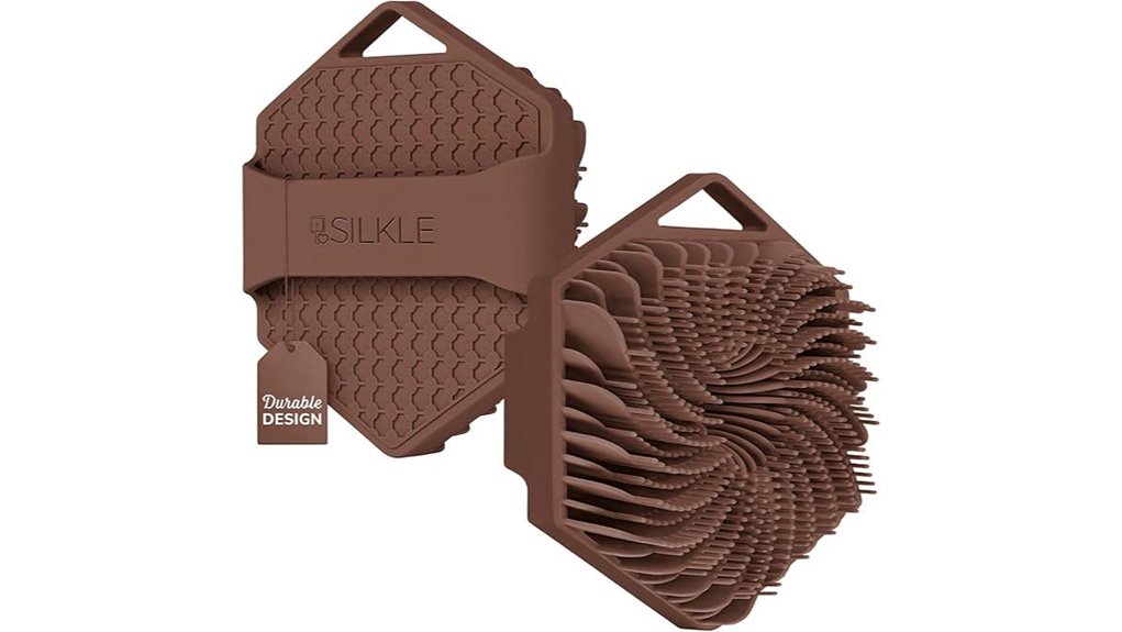 silicone gentle exfoliating brush