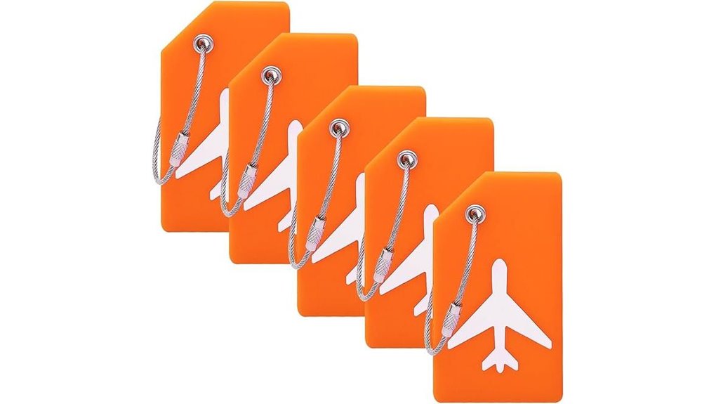 silicone id luggage tags