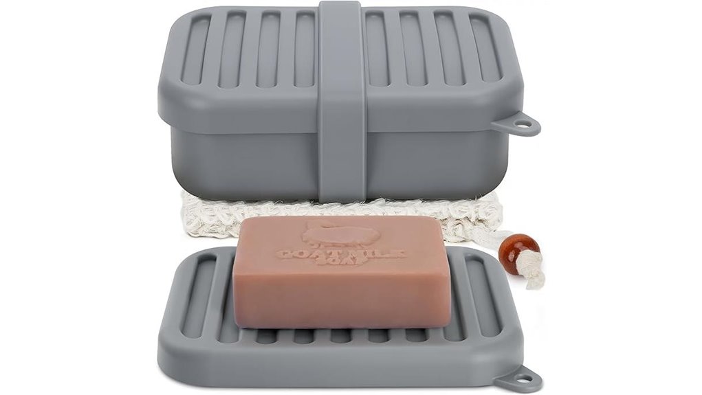 silicone leak proof soap holder