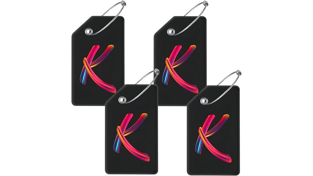 silicone luggage steel loops