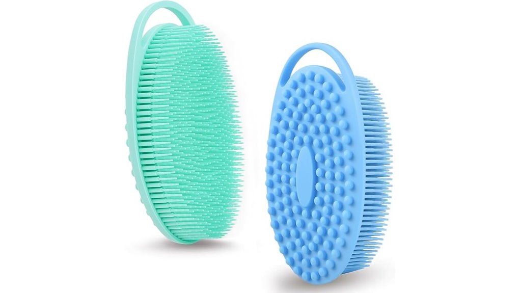 silicone skin scrubbers two pack
