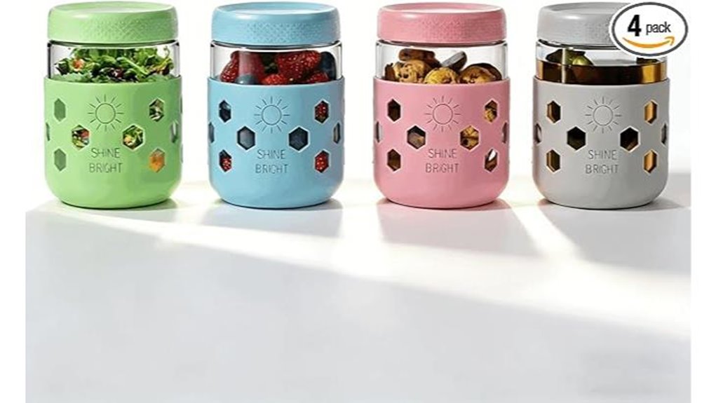 silicone sleeved 16oz mason jars