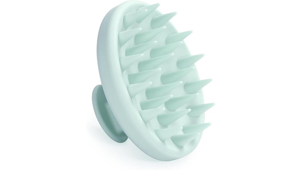 silicone soft bristle scalp massager