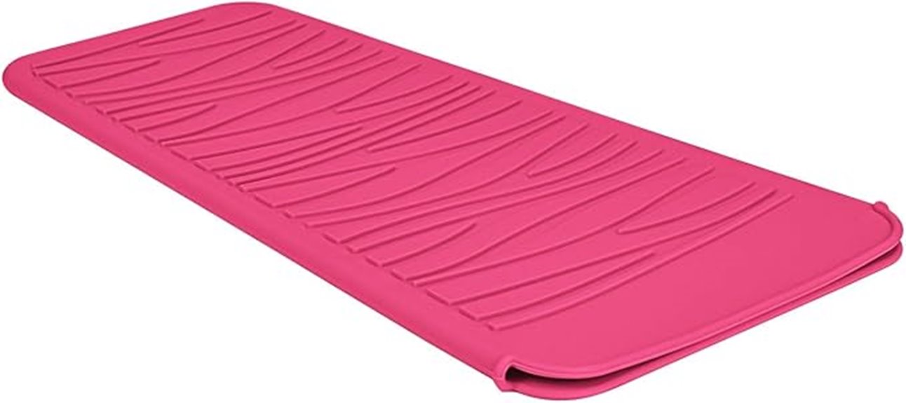 silicone travel hair mat