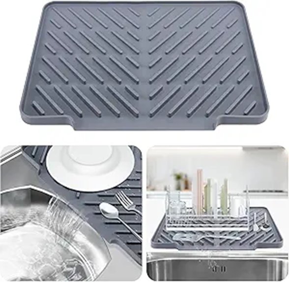 silicone wide drain mat