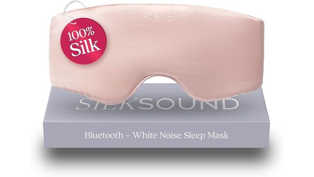 Best Sleep Masks for Side Sleepers: Flat, Soft Strap Comfort 6 silk bluetooth sleep mask