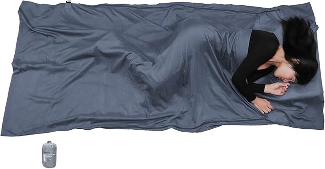 silk cotton travel sheet