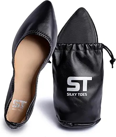 silky foldable flat ballet