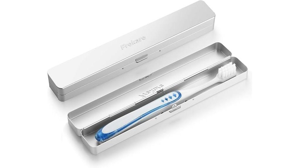 Best Toothbrush Travel Cases: UV Protection vs Plain 12 silver aluminum toothbrush case