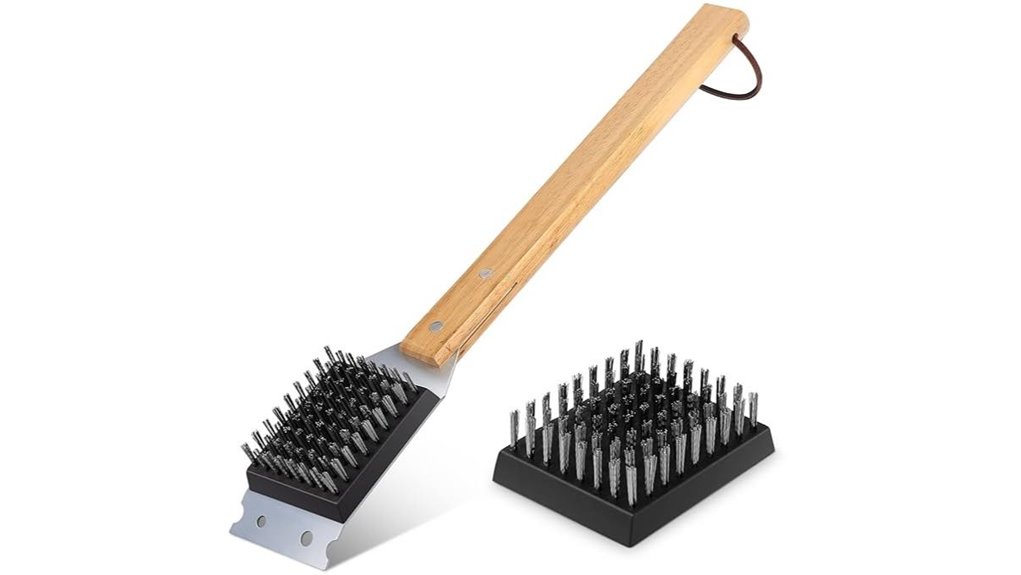 Best Grill Brush That Keeps Your Grill Spotless 14 simpletaste stainless grill brush