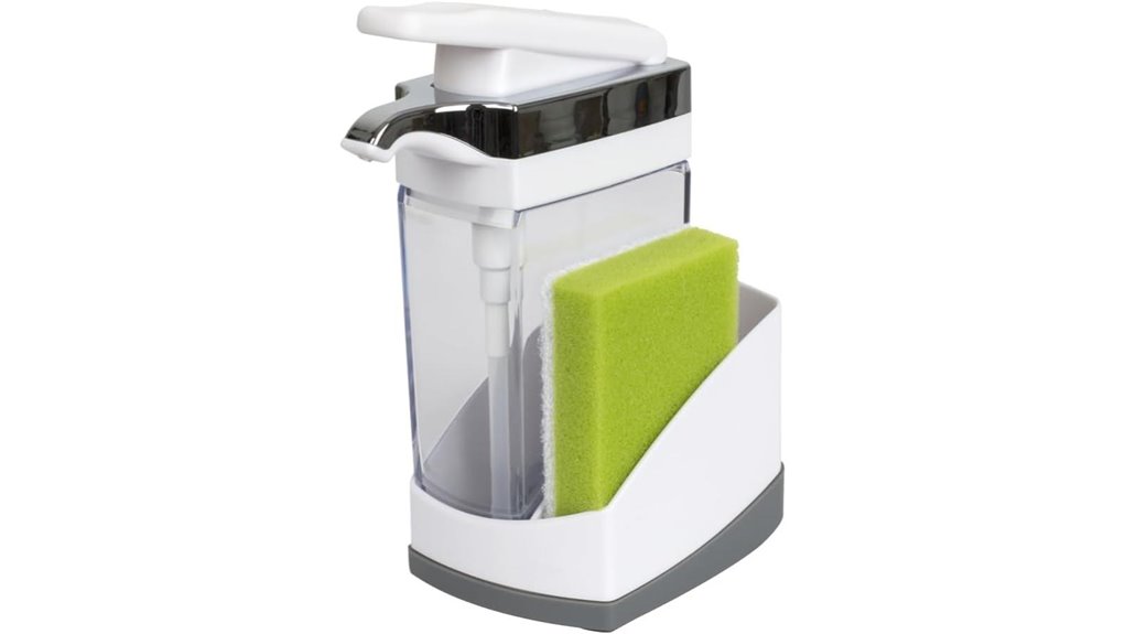 Best Dish Soap Dispenser With Sponge Holder 4 sinkside soap pump caddy