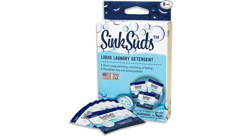 Travel Handwashing Detergents: Sheets, Liquid & Powder Reviewed 4 sinksuds tsa travel detergent