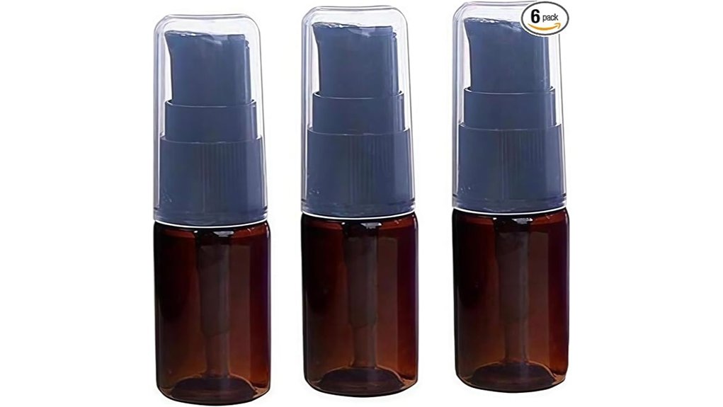Leak‑Proof Travel Bottles for Oils: Perfect on the Go 10 six bpa free 10ml bottles