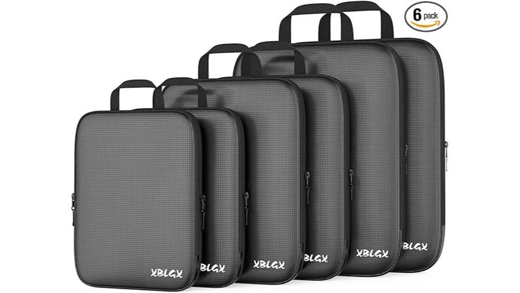 Best Packing Cube Sets for Carry‑On Only Travel 10 six compression travel cubes