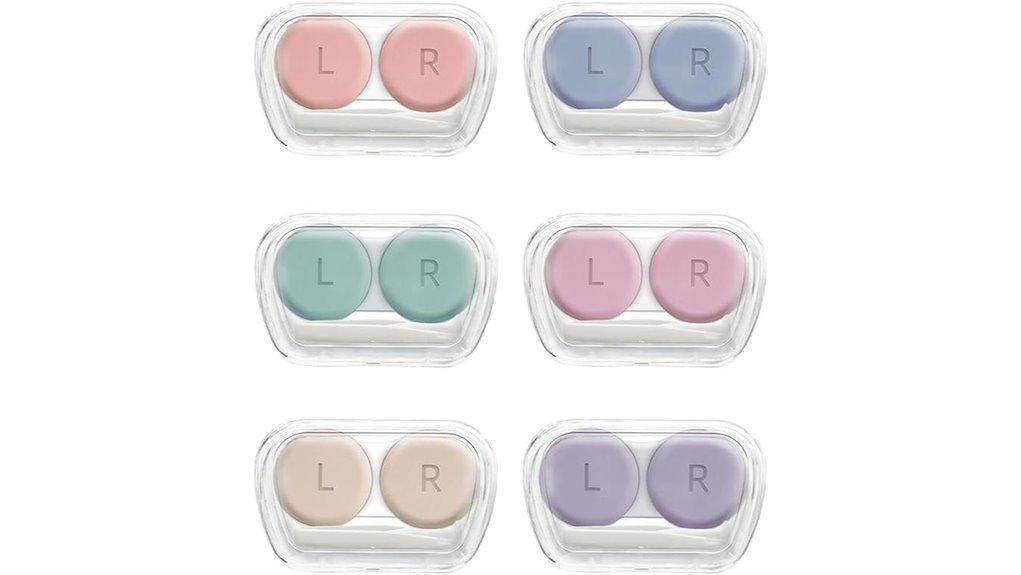 Leakproof Contact Lens Cases Every Traveler Needs 6 six lens soaking cases