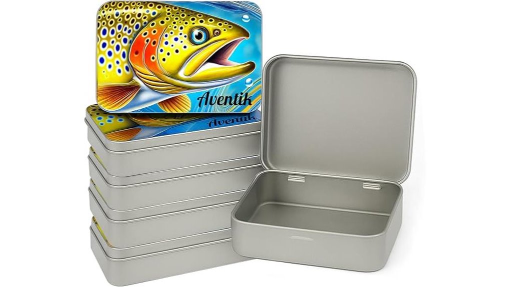 six metal hinged organizer