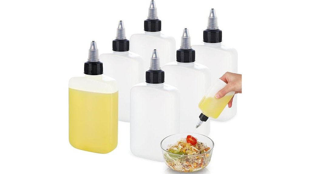 Leak‑Proof Travel Bottles for Oils: Perfect on the Go 14 six mini squeeze bottles
