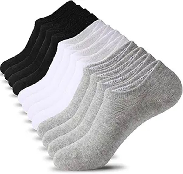 Best No-Show Socks That Don’t Slip (Multipacks) 9 six no show ankle socks