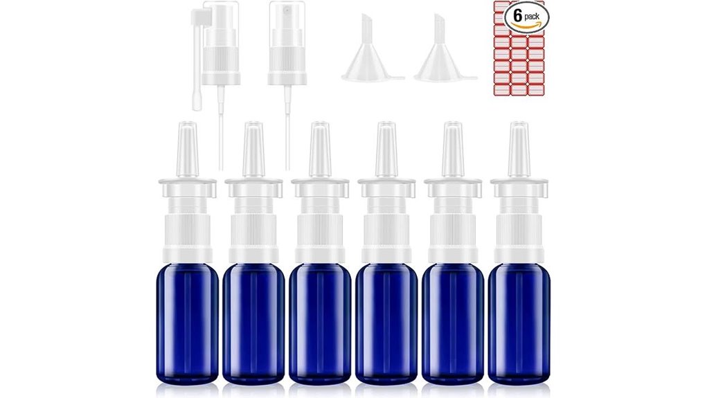 Must-Have Travel‑Sized Nasal Sprays That Won’t Leak 9 six pack refillable nasal bottles