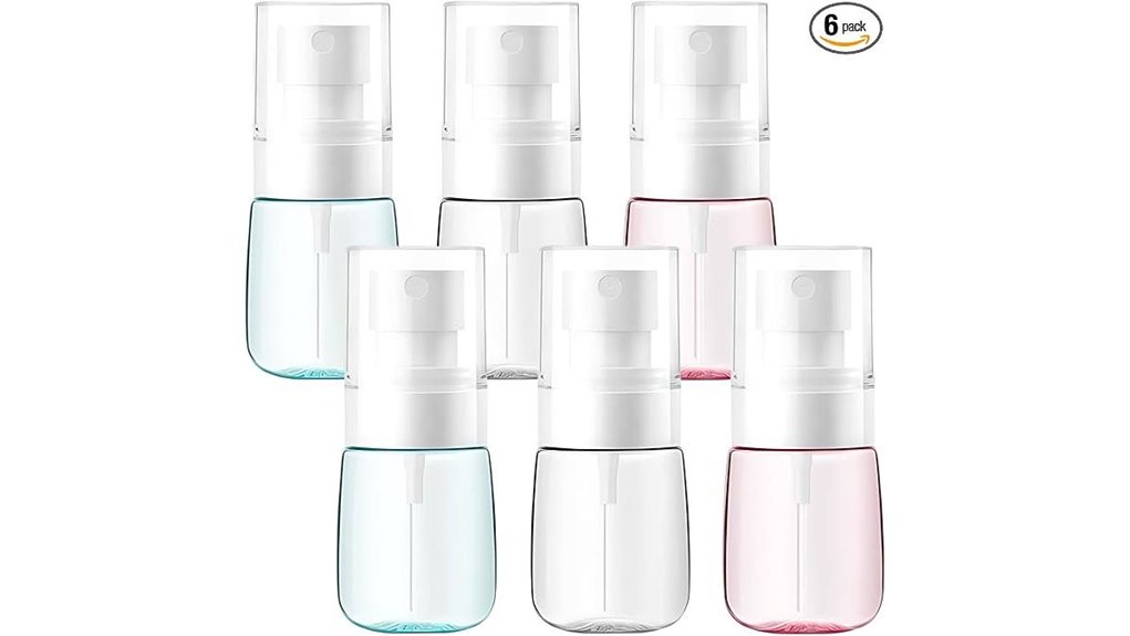 Mini Spray Bottles for Travel: Fine Mist vs Stream 11 six tsa approved fine mist sprayers