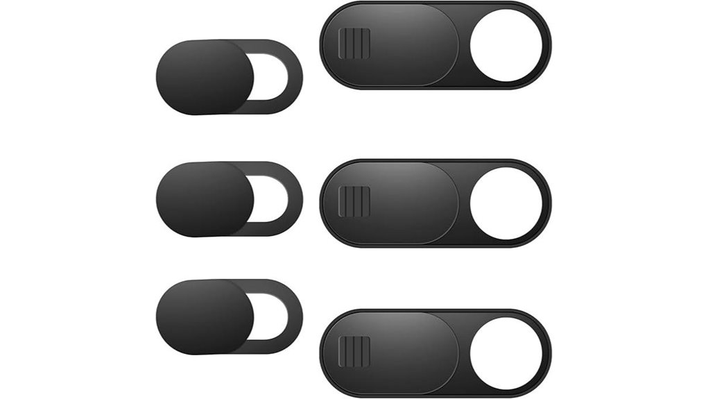 six ultra thin camera covers