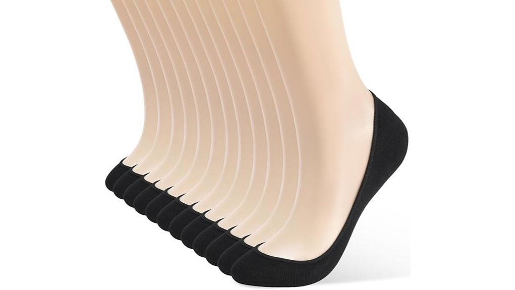 six women s low cut socks