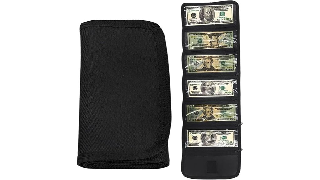 Top Currency Organizers (Multi-Pocket Wallets) for Travelers 7 six zippered travel organizer