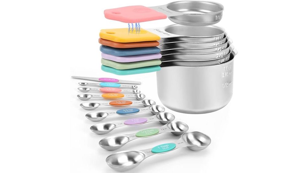 The Best Magnetic Measuring Spoons for Precise Cooking 8 sixteen magnetic stainless cups