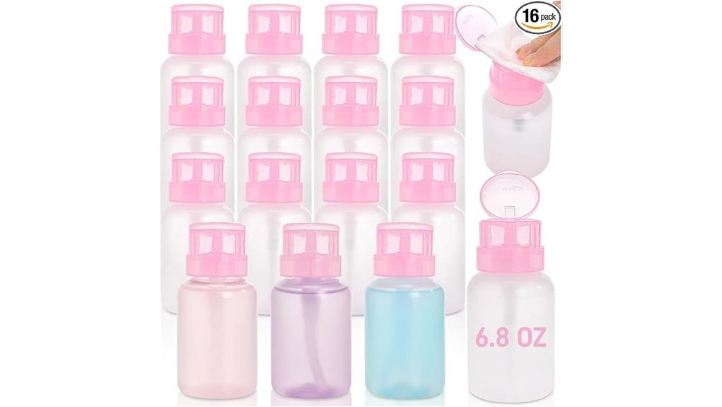 Top Lockable Pump Bottles That Prevent Accidental Presses 7 sixteen pack lockable pump bottles