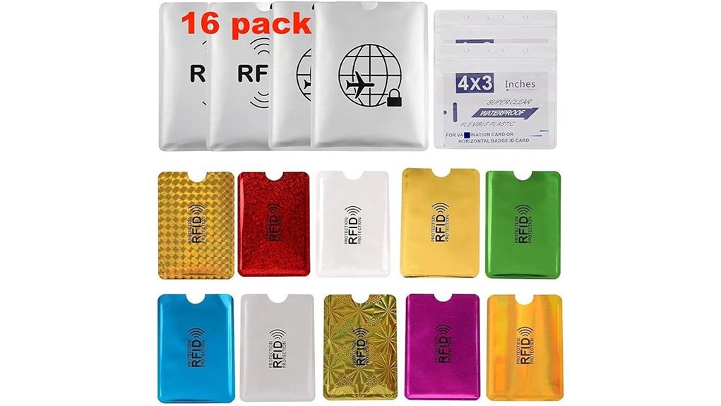 RFID Blocking Sleeves for Cards That Keep Your Wallet Safe 9 sixteen waterproof rfid sleeves