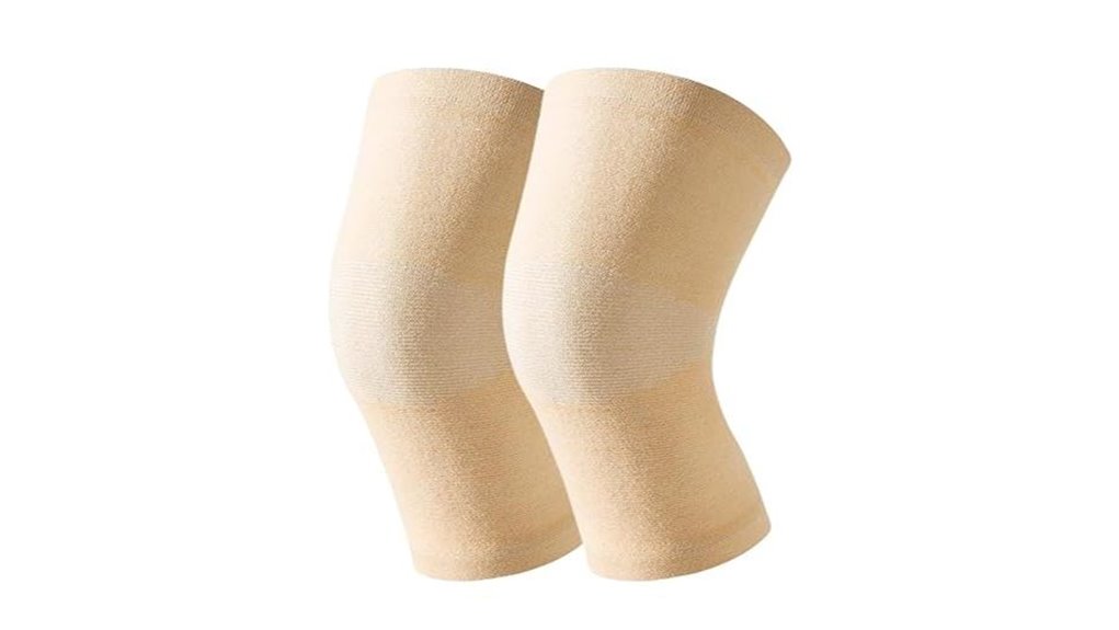 skin tone knee sleeve support